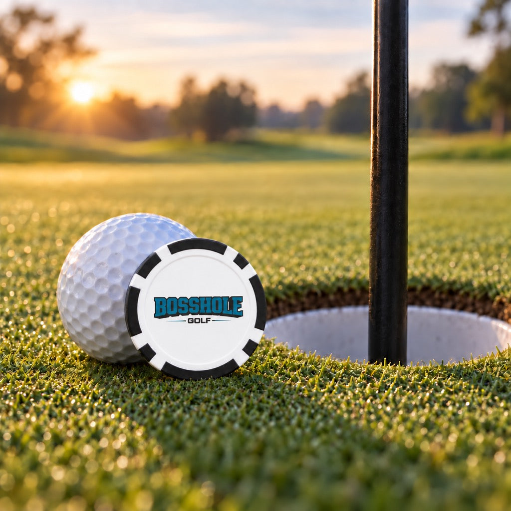 Bosshole Poker Chip Ball Marker